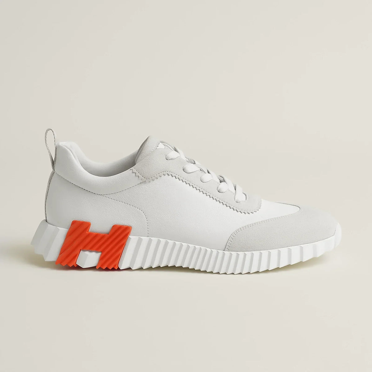 Hermès Bouncing Cuir Blanc/Orange — image du produit