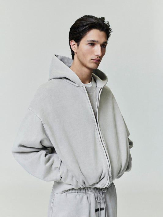 Embroidered Classic Full Zip Hoodie — image 1