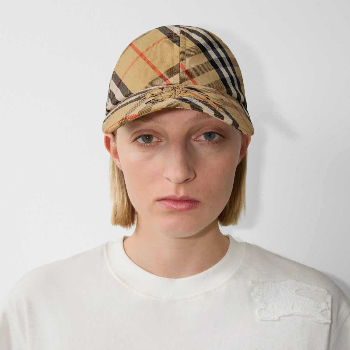 Casquette de baseball en sergé Check EKD — image 4