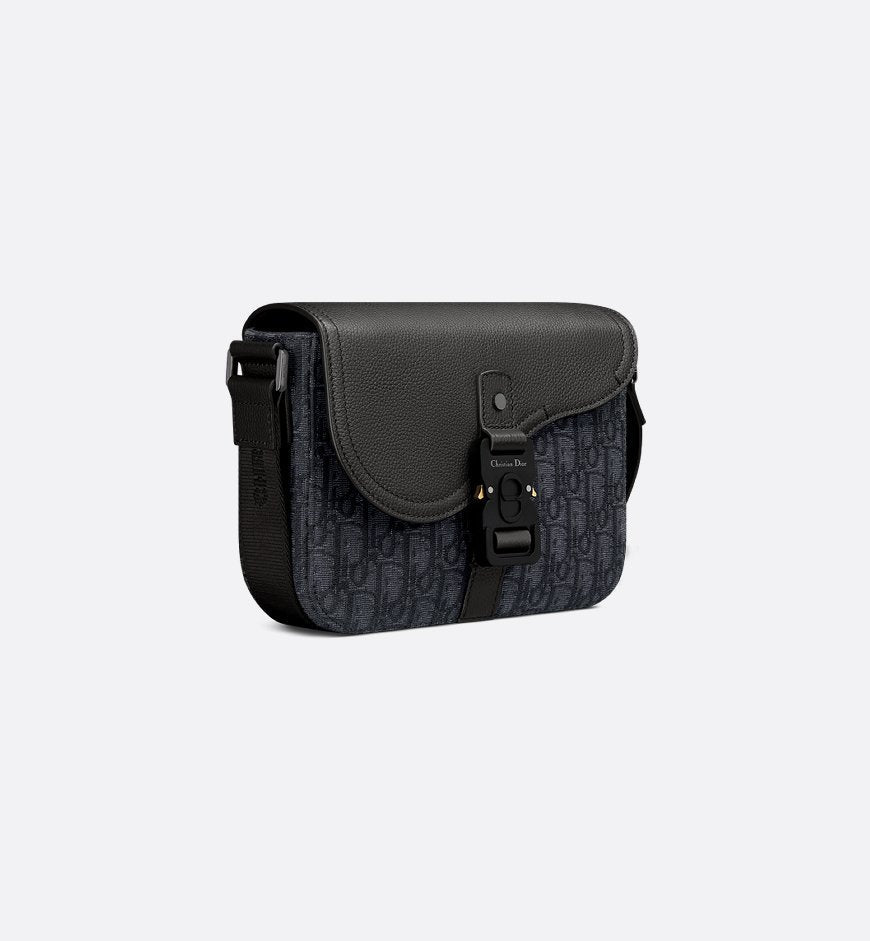 Sac Messenger à rabat Saddle Small Noir Dior — image 3