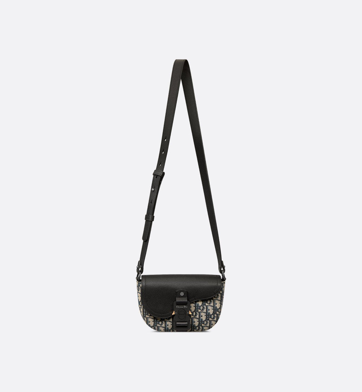 Mini sac Messenger à rabat Saddle Toile Dior — image 7