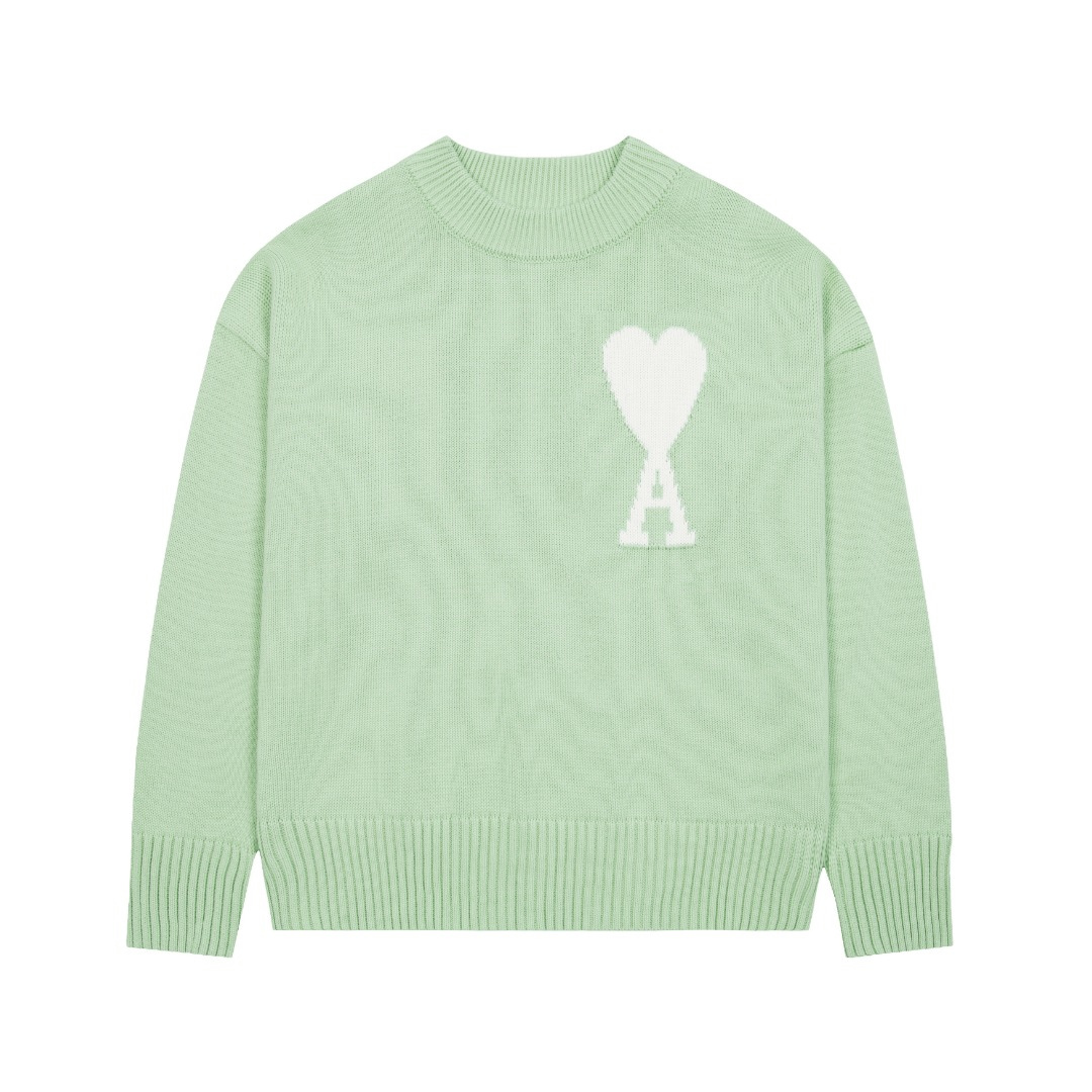 Pull Ami Paris Vert — image 1