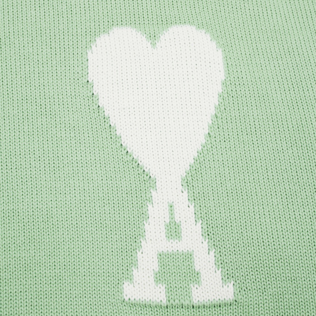 Pull Ami Paris Vert — image 3