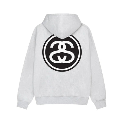 Stussy SS-Link Zip Hoodie Ash Heather — image 2
