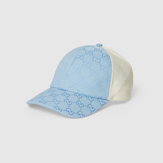 CASQUETTE EN TOILE ORIGINAL GG BLEU BLANC — image 1