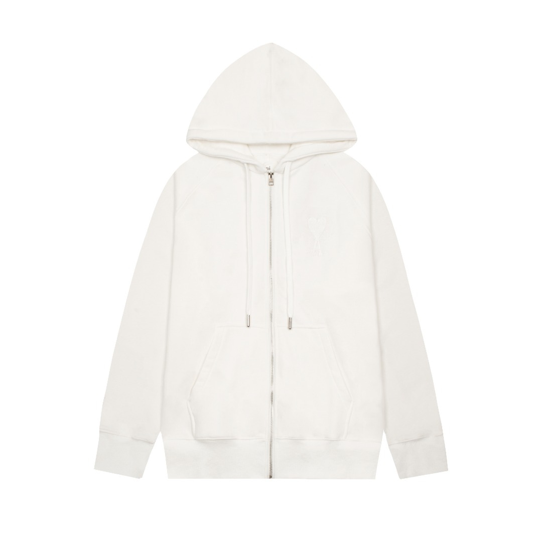 Veste Ami Paris Blanc Cœur Blanc — image 1
