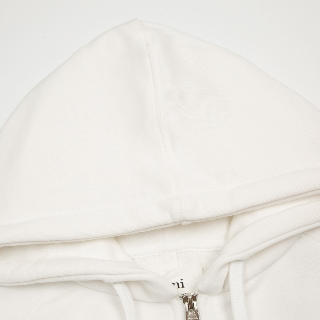Veste Ami Paris Blanc Cœur Blanc — image 4