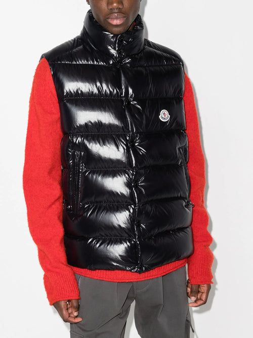 Moncler gilet matelassé Tibb à patch logo – photo 1