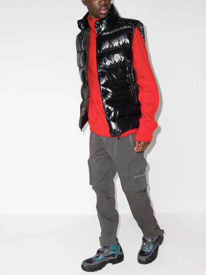 Moncler gilet matelassé Tibb à patch logo – photo 3