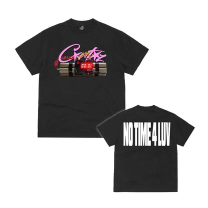 Corteiz No Time 4 Luv Tee Black — image 2