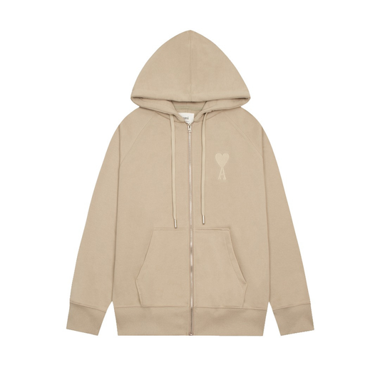 Veste Ami Paris Marron Cœur Marron — image 1