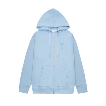 Veste Ami Paris Bleu Cœur Bleu — image 1