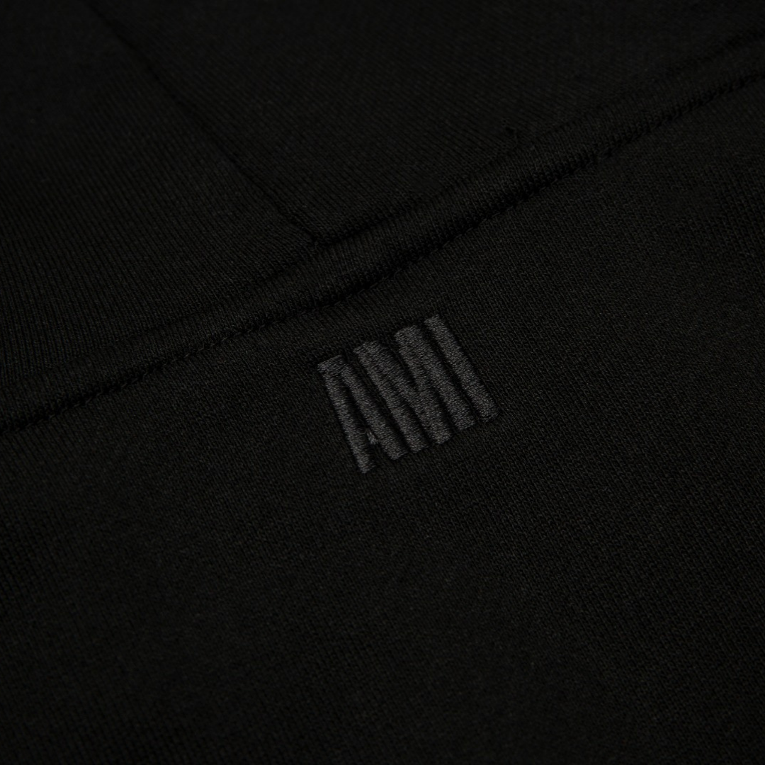Veste Ami Paris Noir Cœur Rouge — image 2