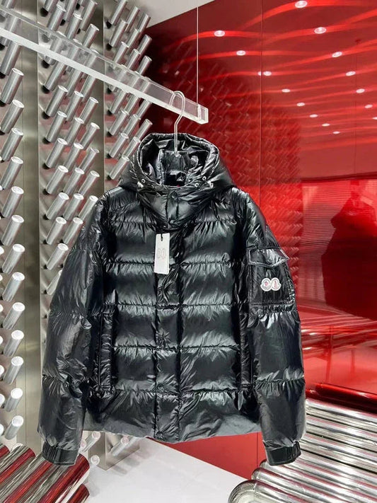 Moncler Maya 70e anniversaire édition spéciale courte doudoune noir – photo 1