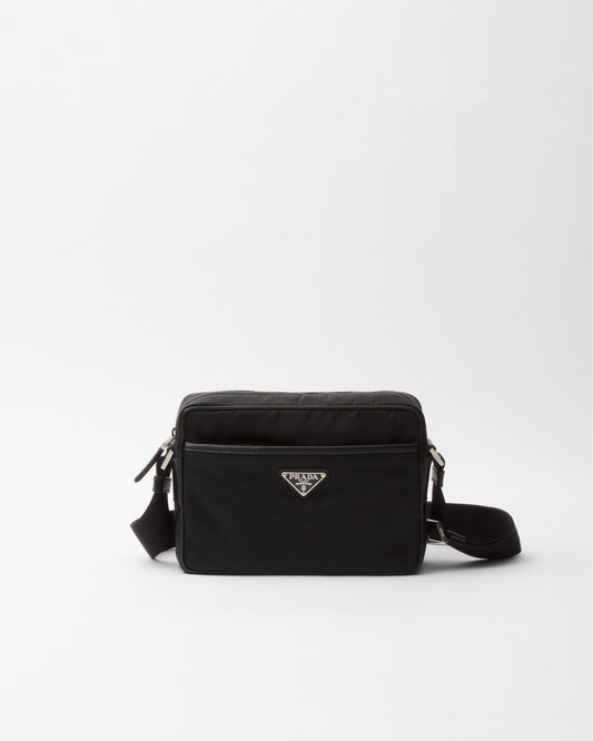 Sac porté épaule en Re-Nylon et Saffiano Prada — image 1