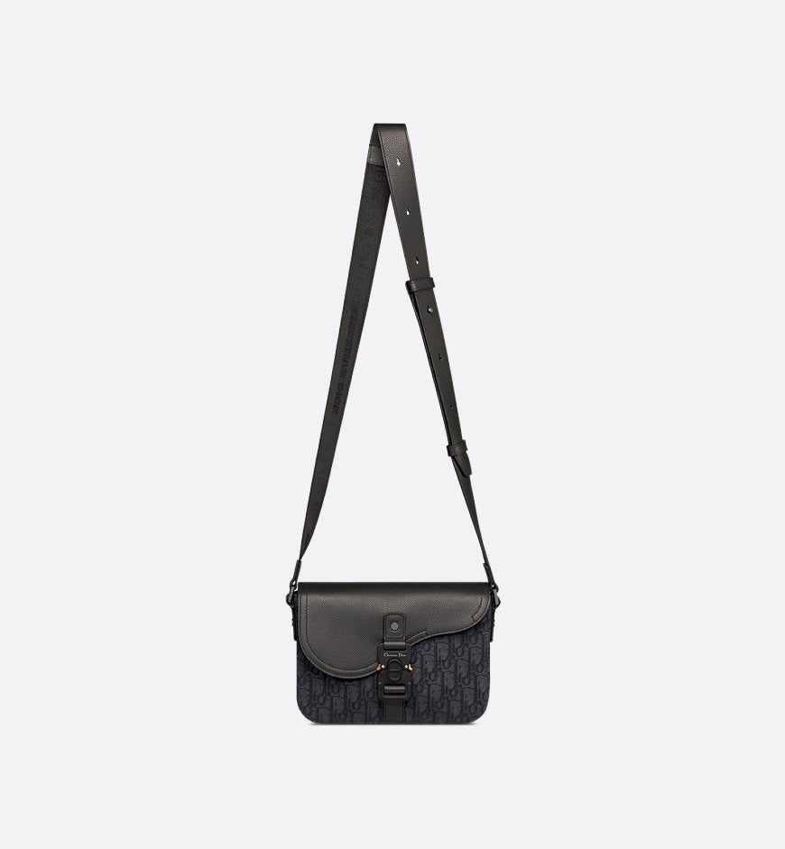 Sac Messenger à rabat Saddle Small Noir Dior — image 5