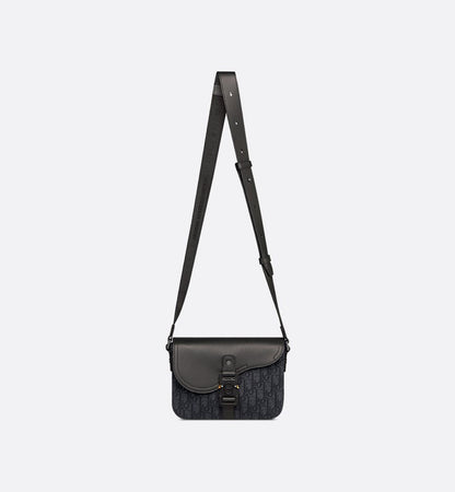 Sac Messenger à rabat Saddle Small Noir Dior — image 5