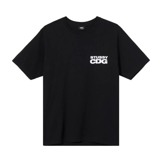 Stussy x Comme des Garçons Surfman T-Shirt Black — image 1