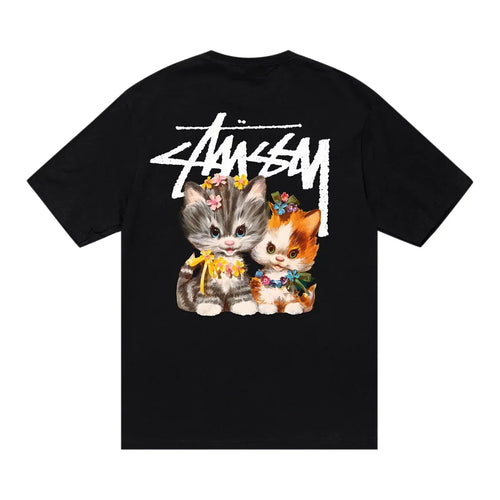 Stussy Kittens Tee Black — image 1
