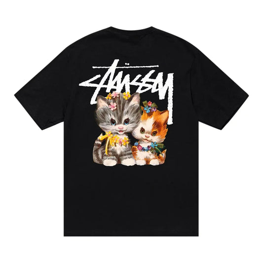 Stussy Kittens Tee Black — image 1