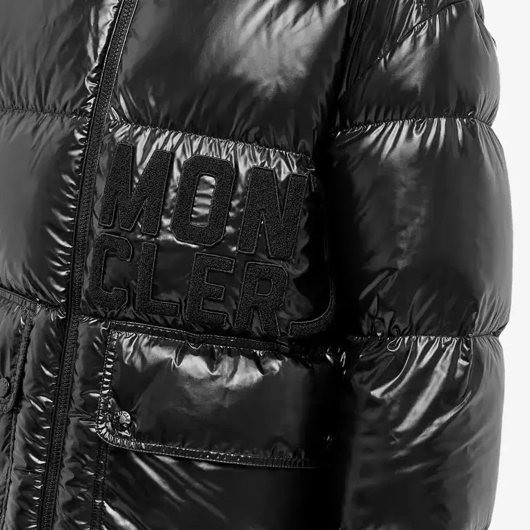 MONCLER Abbaye Doudoune matelassée Noir – photo 3