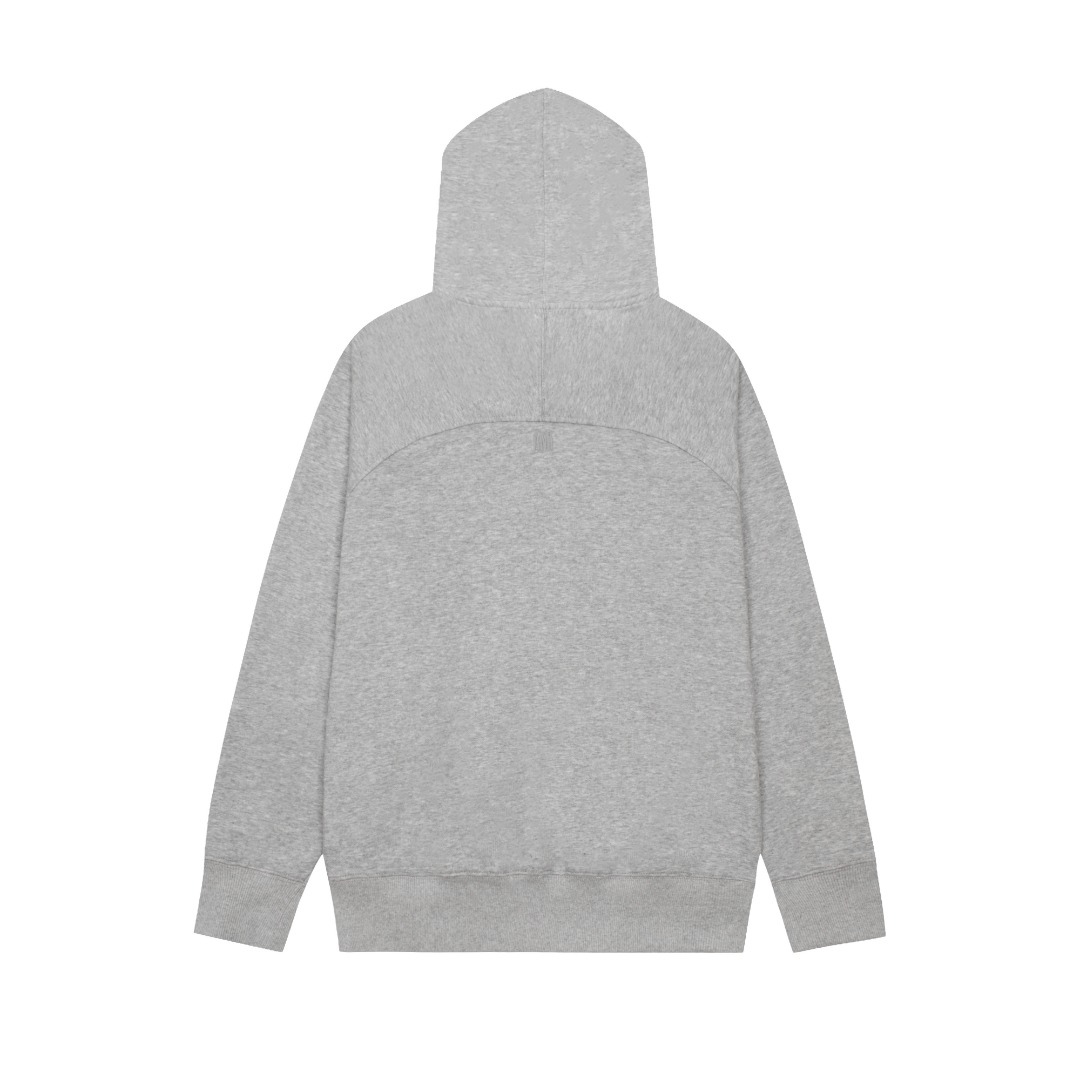 Veste Ami Paris Gris Cœur Gris — image 3