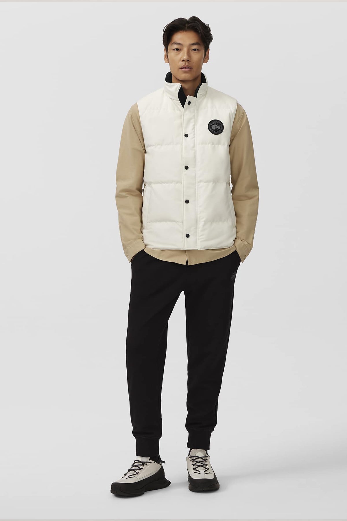 Gilet Garson Canada Goose Blanc Black Label – Canada Goose | Luxery Shop