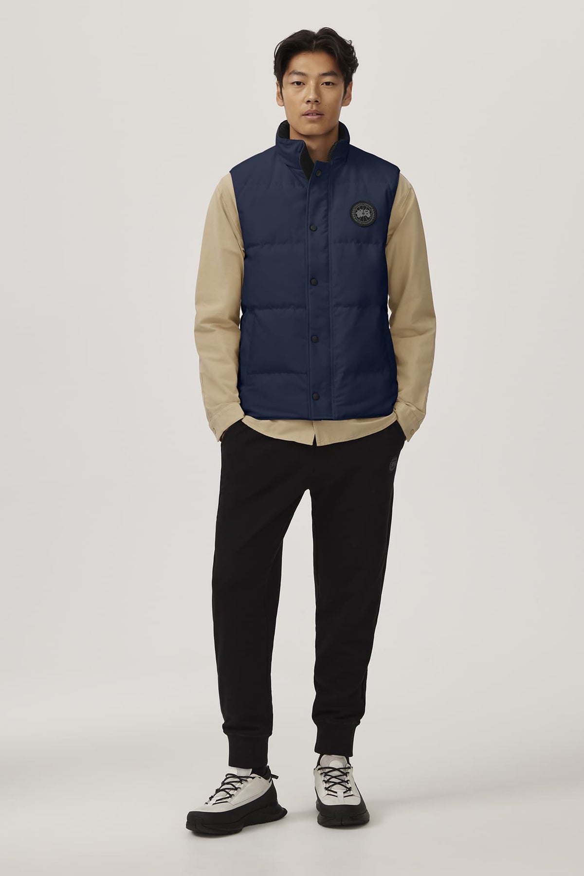 Gilet Garson Canada Goose Bleu Marine Black Label – Canada Goose | Luxery Shop