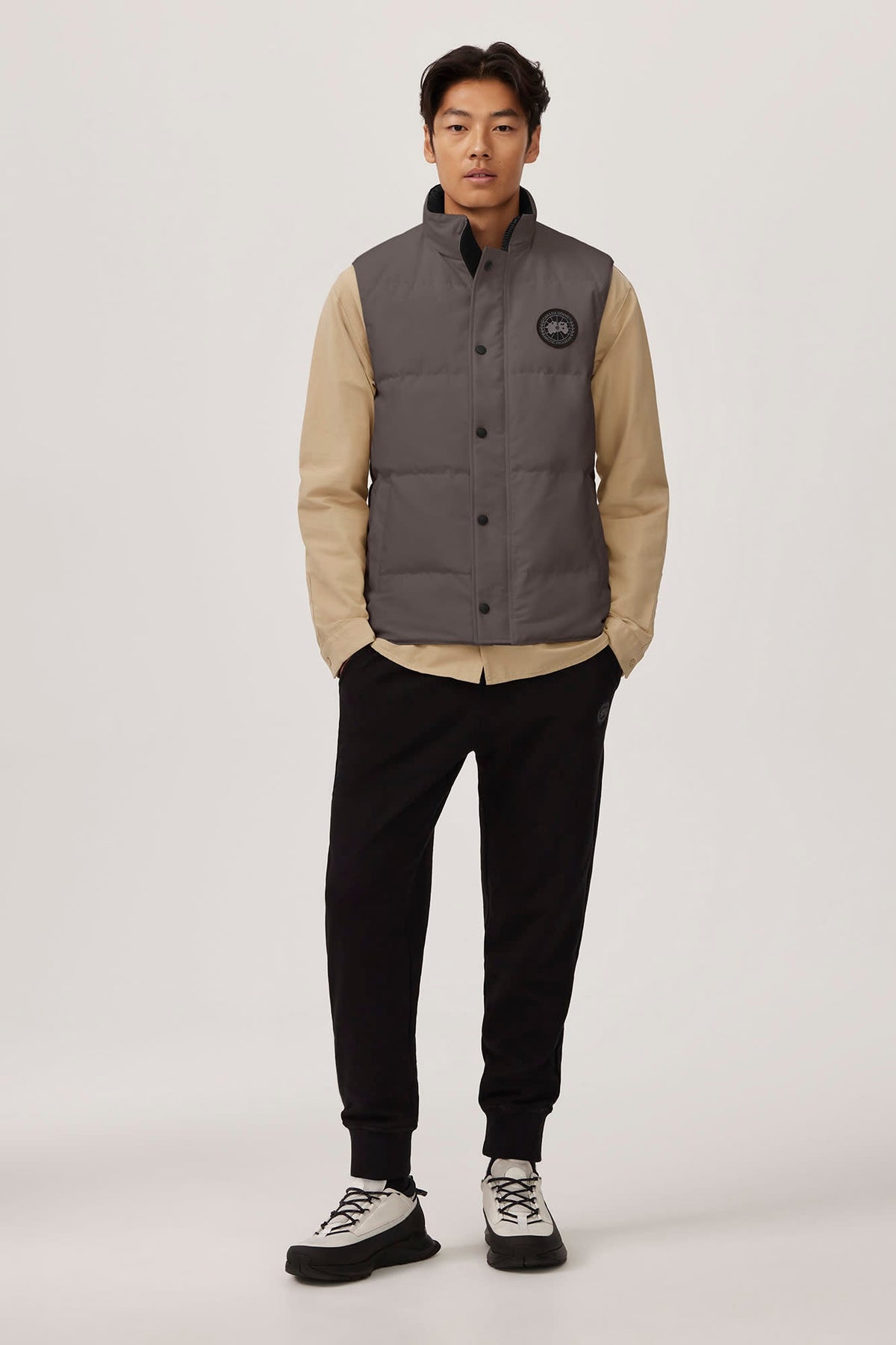 Gilet Garson Canada Goose Gris Black Label – Canada Goose | Luxery Shop