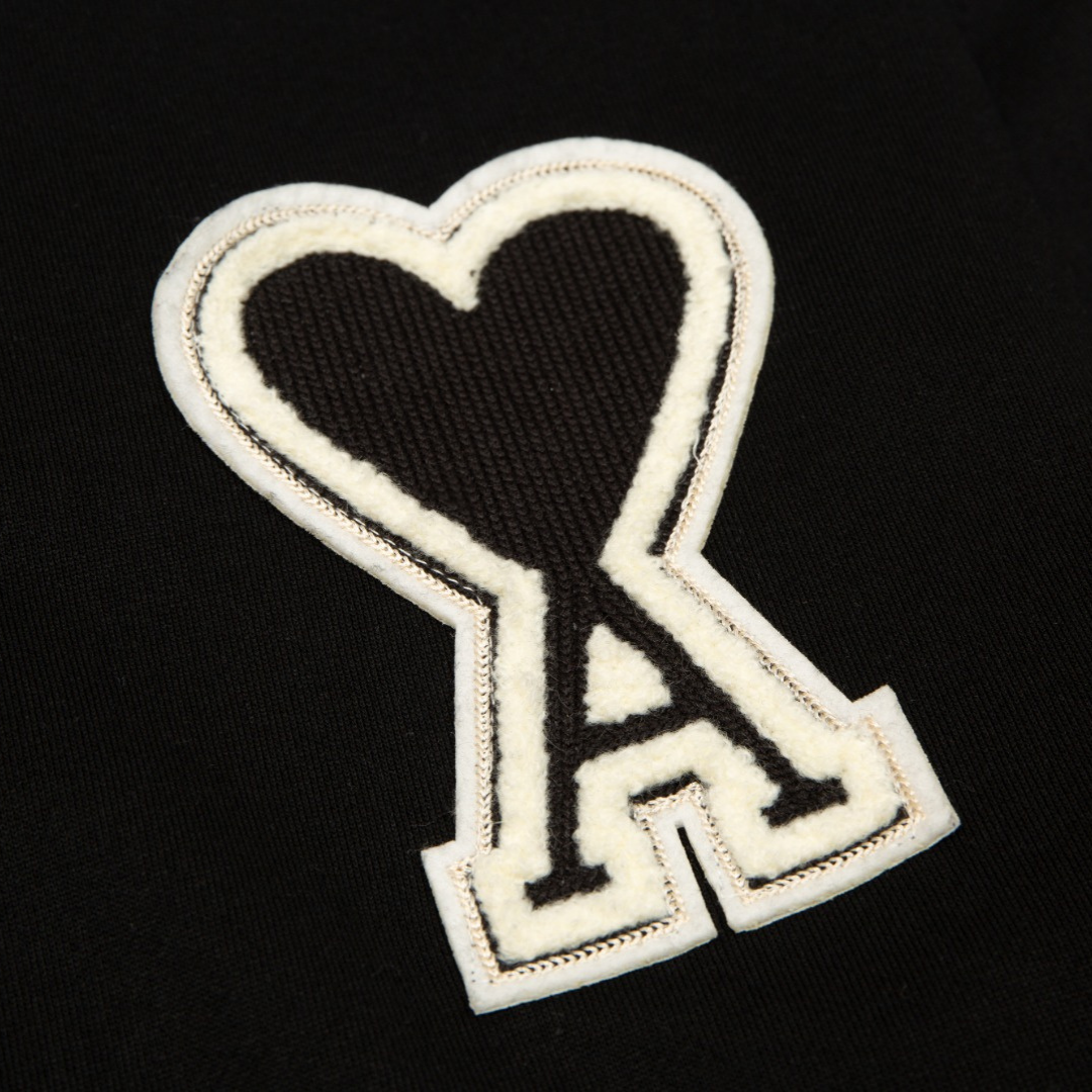 Veste Ami Paris Blanc Cœur Noir — image 4