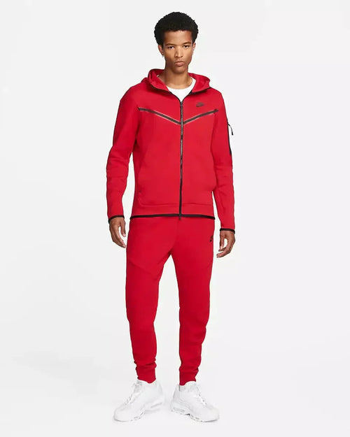 Nike Tech Fleece Tracksuit University Red — image 1