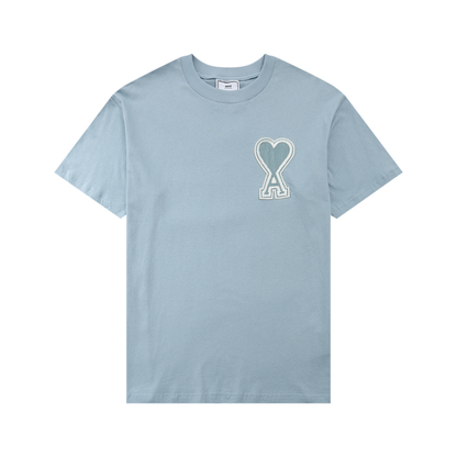 T-shirt Ami Paris Bleu Coeur Bleu — image 1