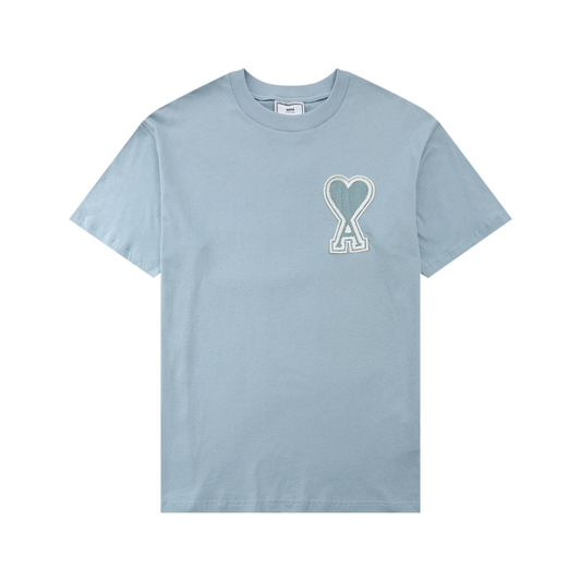 T-shirt Ami Paris Bleu Coeur Bleu — image 1