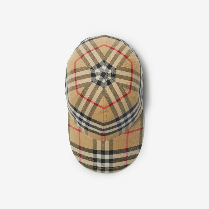 Casquette de baseball en coton mélangé Check — image 3