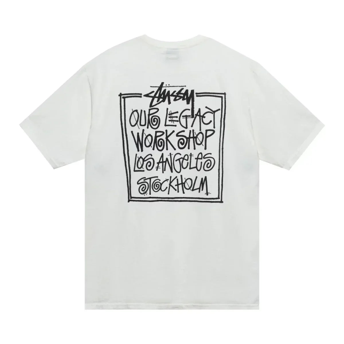 Stussy x Our Legacy Frame Pigment Dyed Tee Natural — image 1
