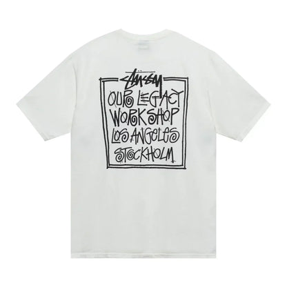 Stussy x Our Legacy Frame Pigment Dyed Tee Natural — image 1