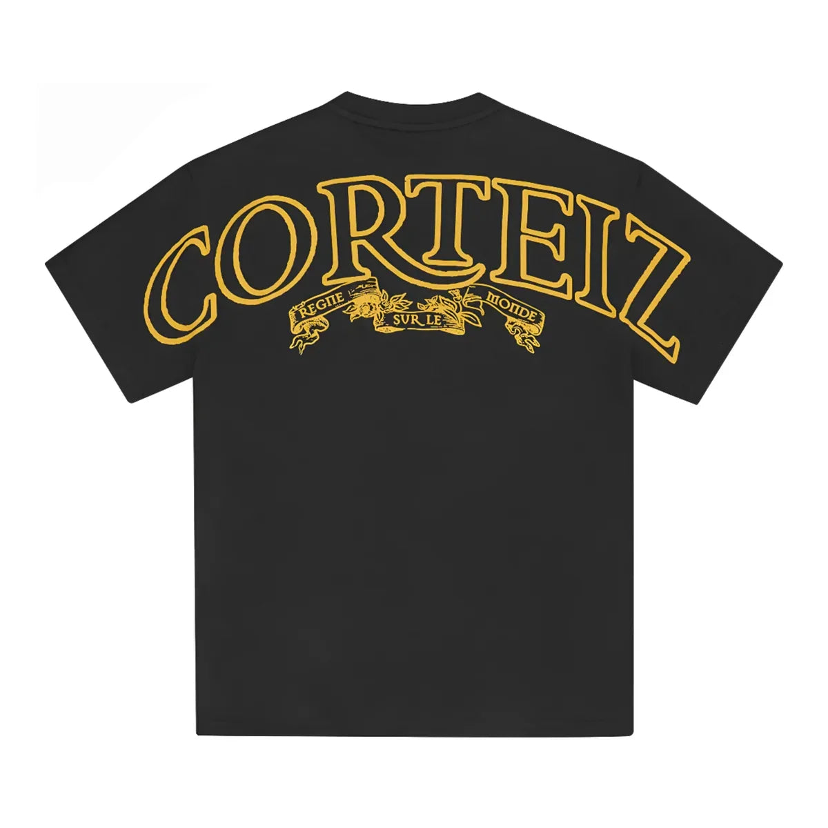 Corteiz Royale Heavyweight Tee Black/Yellow — image 2