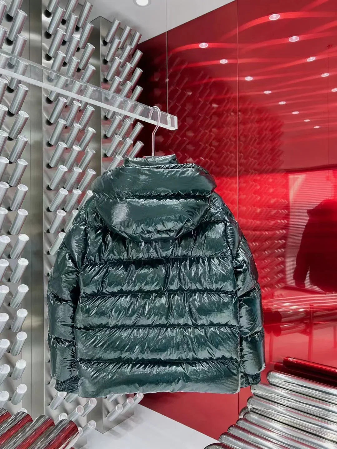 Moncler Maya 70e anniversaire édition spéciale Vert Foncé Brillant – photo 3