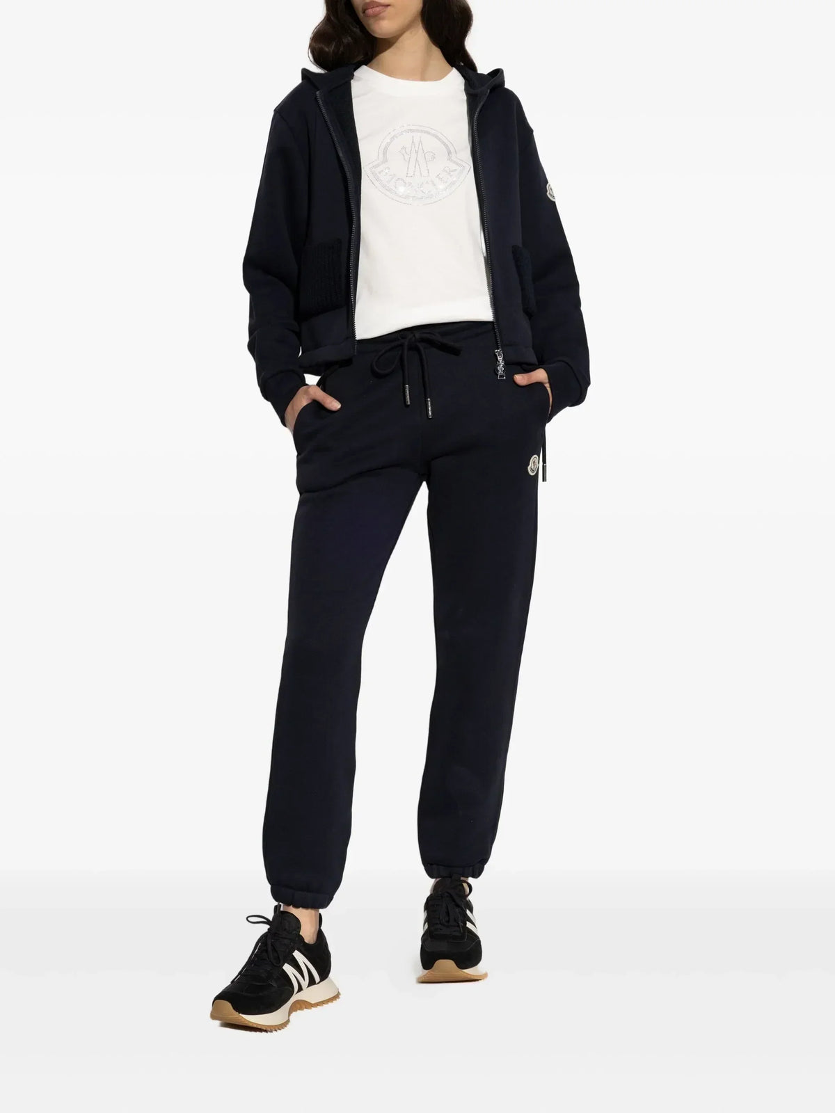 Moncler hoodie à poche en maille – photo 1