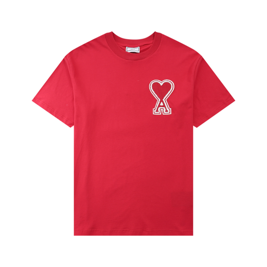 T-shirt Ami Paris Rouge Coeur Rouge — image 1