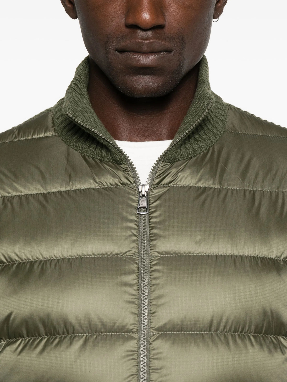 Moncler cardigan zippé à design matelassé – photo 3