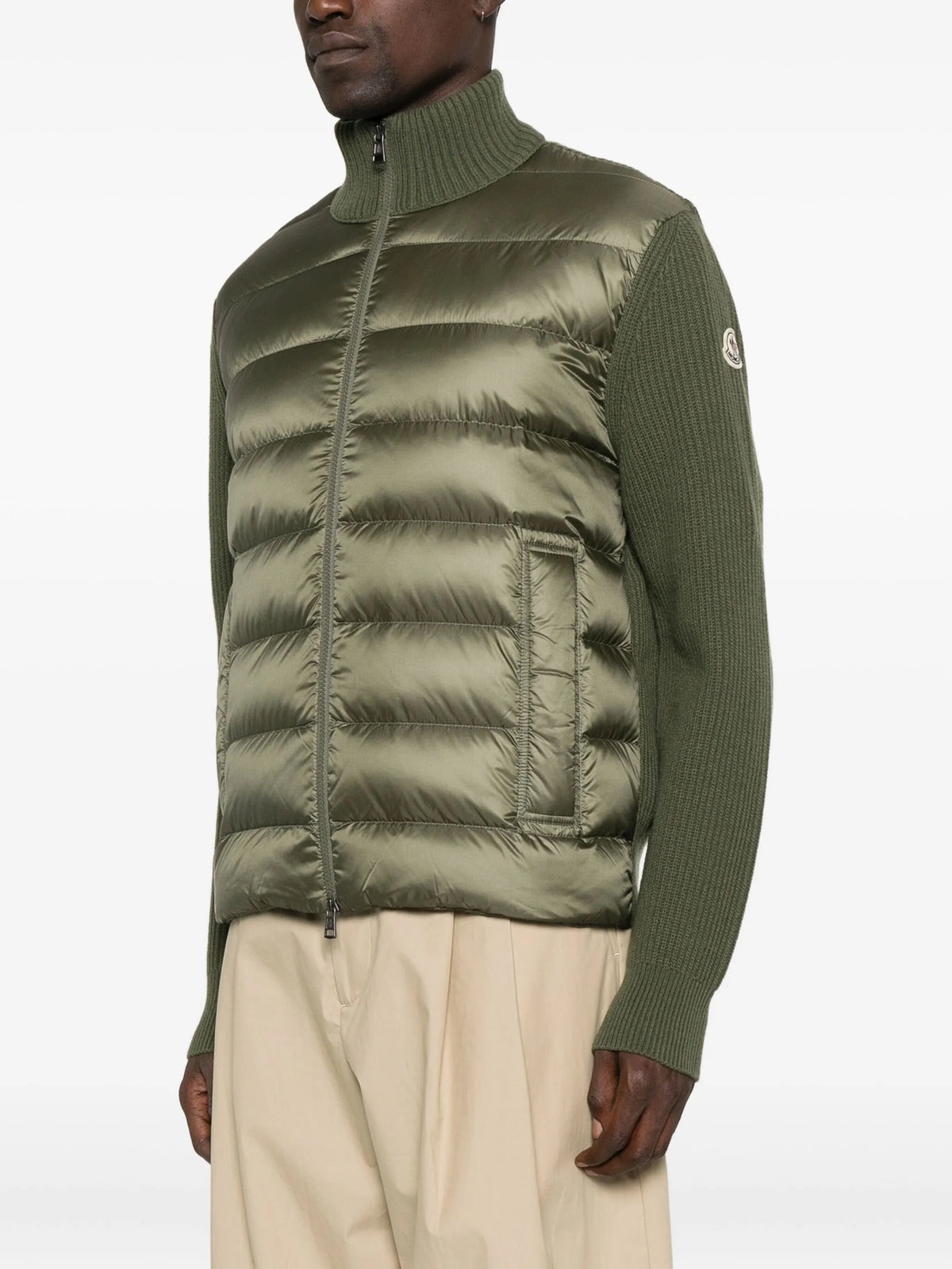 Moncler cardigan zippé à design matelassé – photo 2