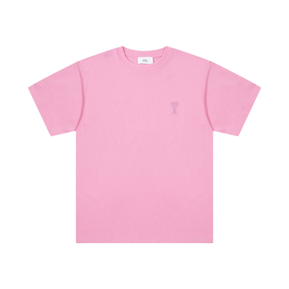 T-shirt Ami Paris Rose Coeur Rose Little — image 1