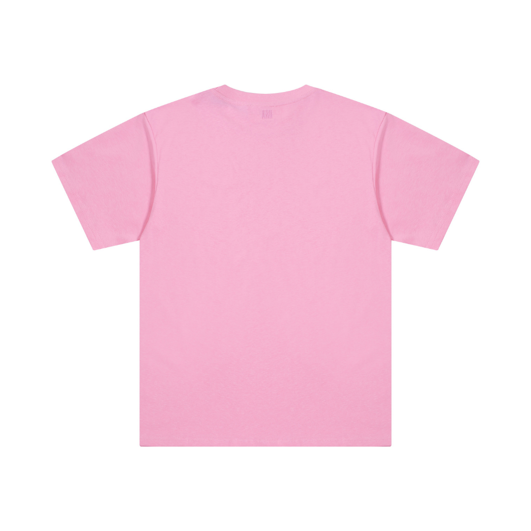 T-shirt Ami Paris Rose Coeur Rose Little — image 2