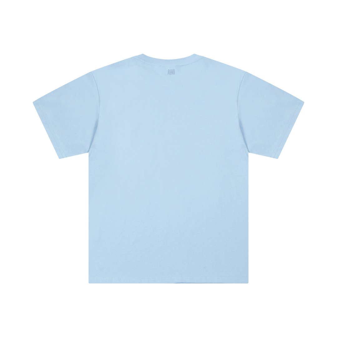 T-shirt Ami Paris Bleu Coeur Bleu Little — image 2