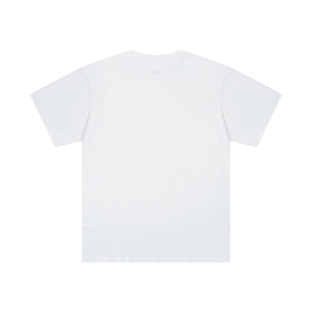 T-shirt Ami Paris Blanc Coeur Rouge Little — image 2