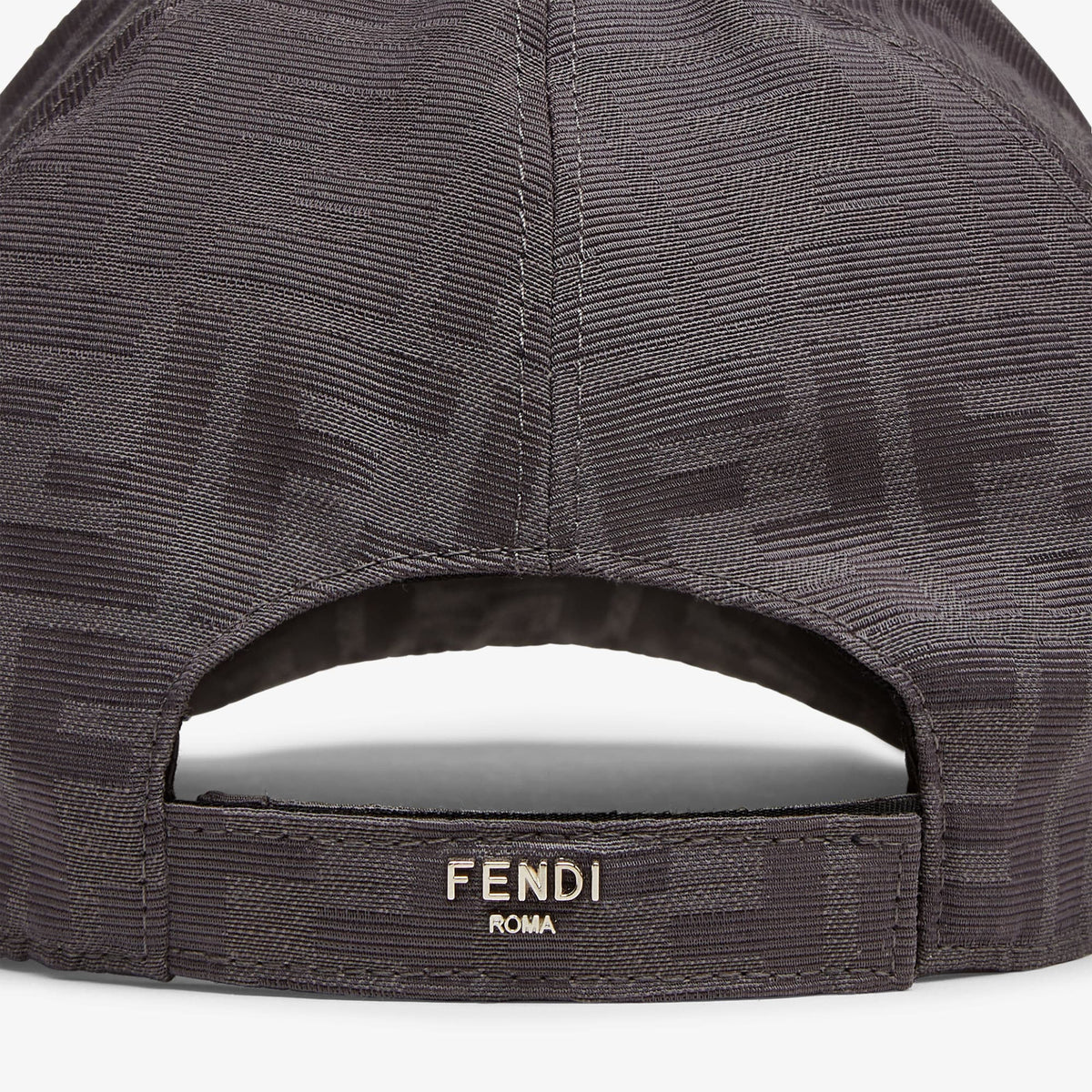 Casquette de baseball en tissu jacquard FF gris — image 2