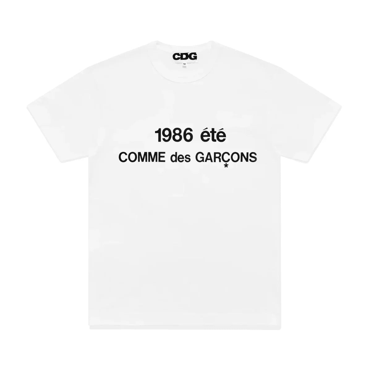 Comme des Garçons T-shirt "Été 1986" White — image 1