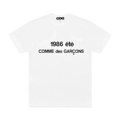 Comme des Garçons T-shirt "Été 1986" White — image 1