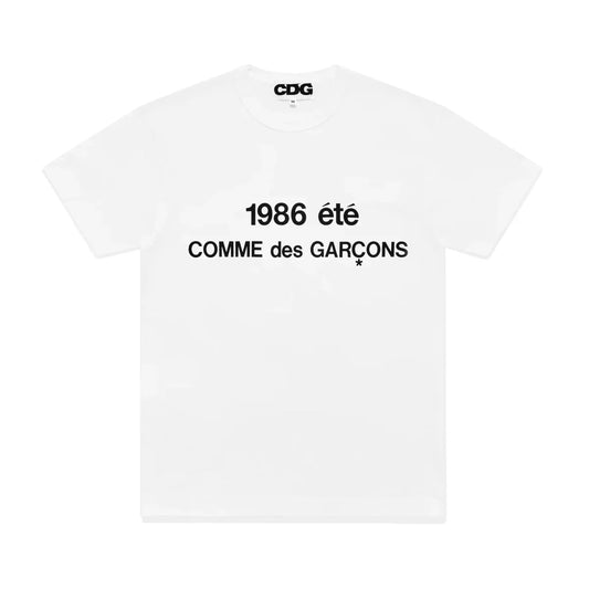 Comme des Garçons T-shirt "Été 1986" White — image 1